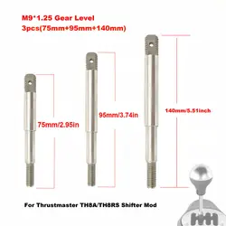 スラストマスターth8a用ギアレベル,ギアボックス75mm/95mm/140mm,オリジナルのギアノブm9x1.25