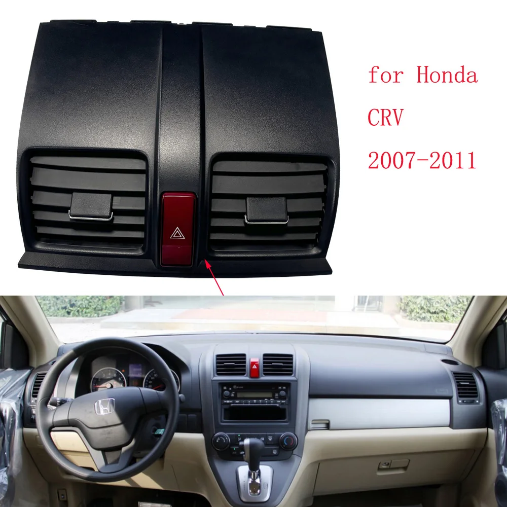 

HAOCHEN подержанная деталь для Honda CRV CR-V 2007-2011 AC сопло для свежего воздуха, вентиляционного отверстия, сопла для кондиционирования воздуха, решетчатая панель