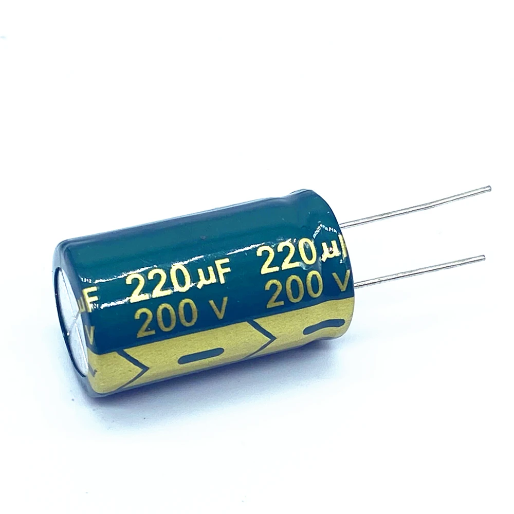 20PCS 220UF 200v 220UF aluminum electrolytic capacitor size 18*30mm 20%