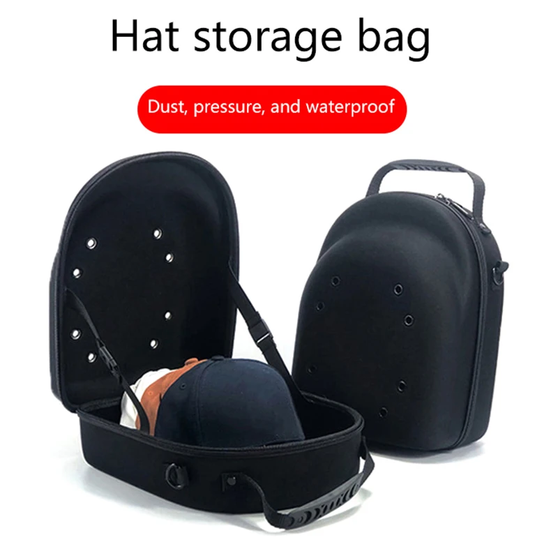 Baseball Hat Case Baseball Caps Protective Box Backpack Suitcase Travel Hat Baseball Caps Carrier Box Display Storage Hard Shell