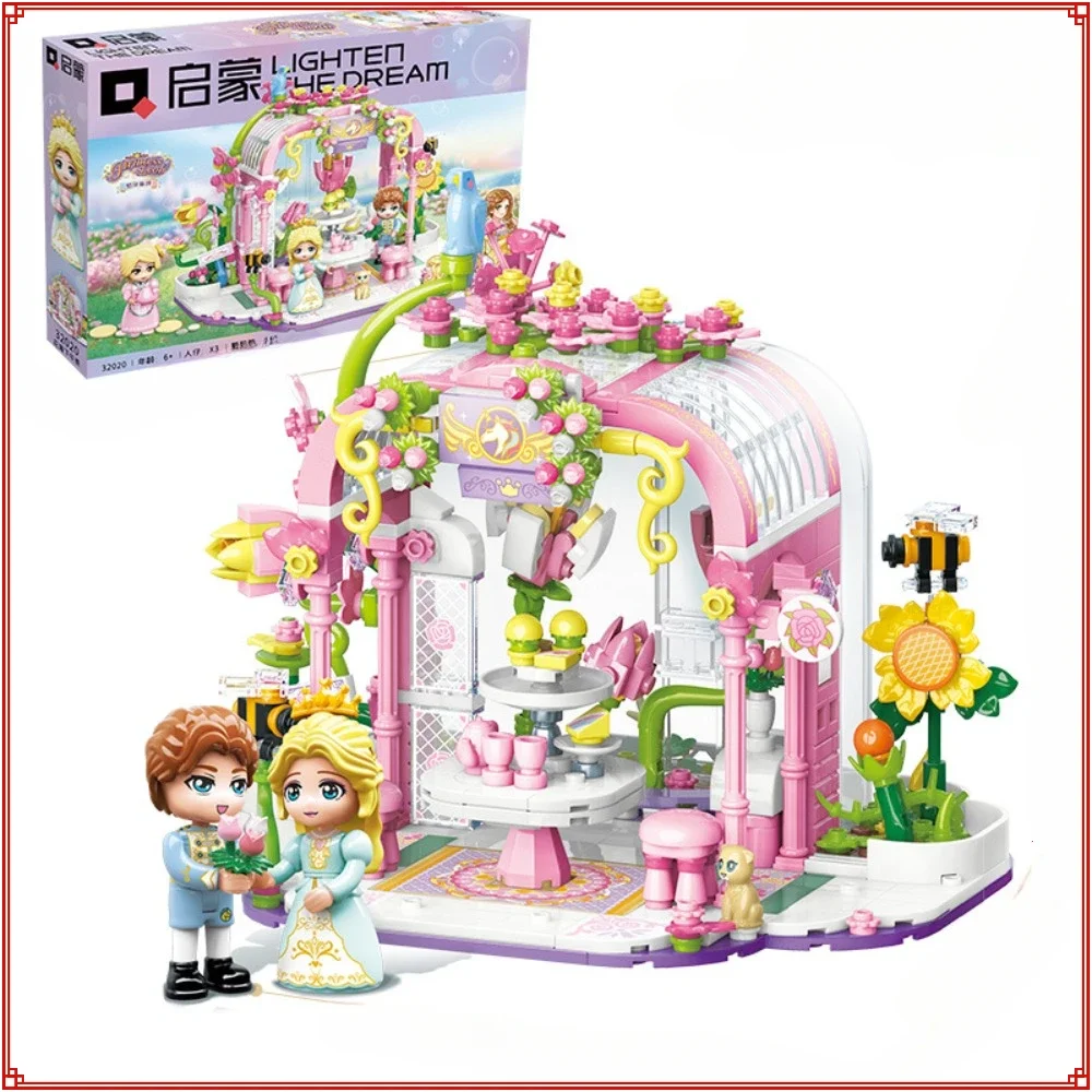 

Keeppley Princess Leia Series Building Blocks Rose Garden Happy Hot Air Balloon Assembly Puzzle Model Toys Kids Hobbies Gifts