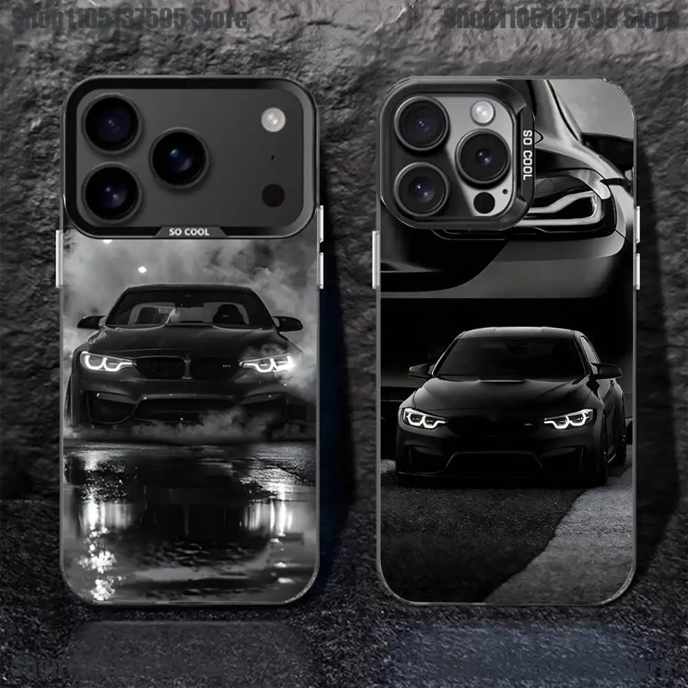 

Fashion Hot Car COOL B-mwes-S Phone Case For iPhone 16,15,14,13,12,11,Pro,XS,Max,Plus,Mini,SE4,E Black Matte Shockproof Cover