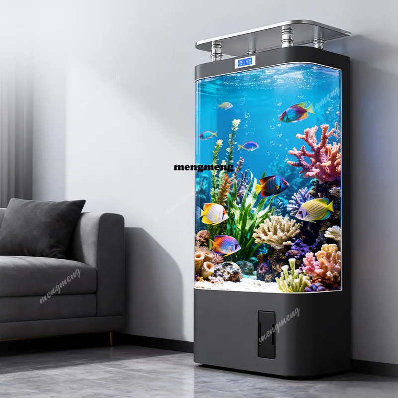 Smart goldfish tank household medium-sized vertical filter integrated ecological glass no-change aquarium box