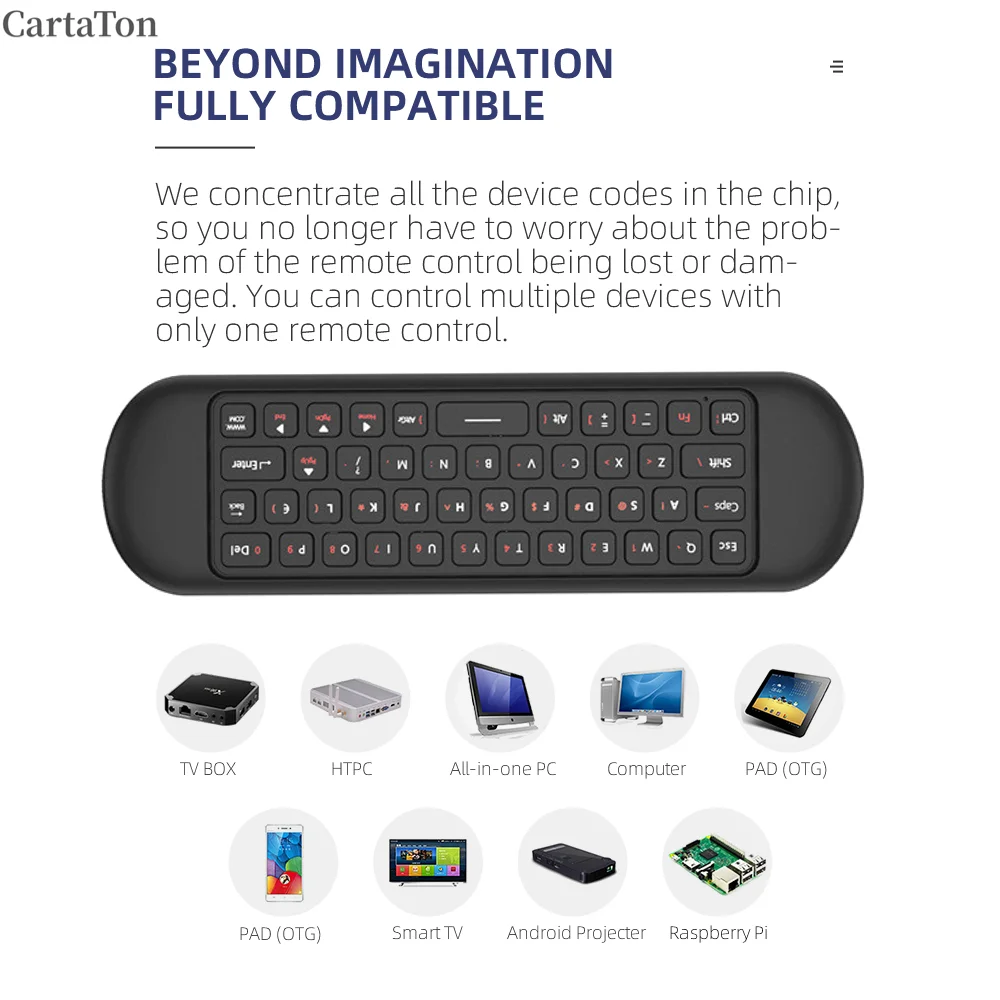 M5 Mechanical Keyboard Mouse Wireless Bluetooth 2.4G Remote Control Suitable for Samsung Smart TV Universal Remote Control