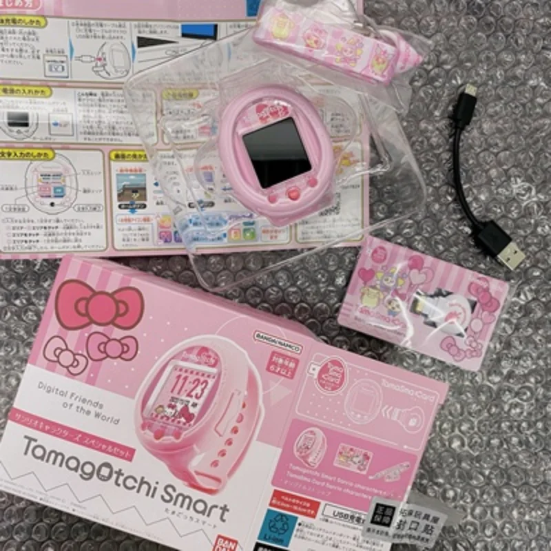 Tamagotchi Bandai-Original Meets Pix Electronic Pet Machine, Document Screen Game Console, Collection Toys, Christmas Gifts, Hot, New