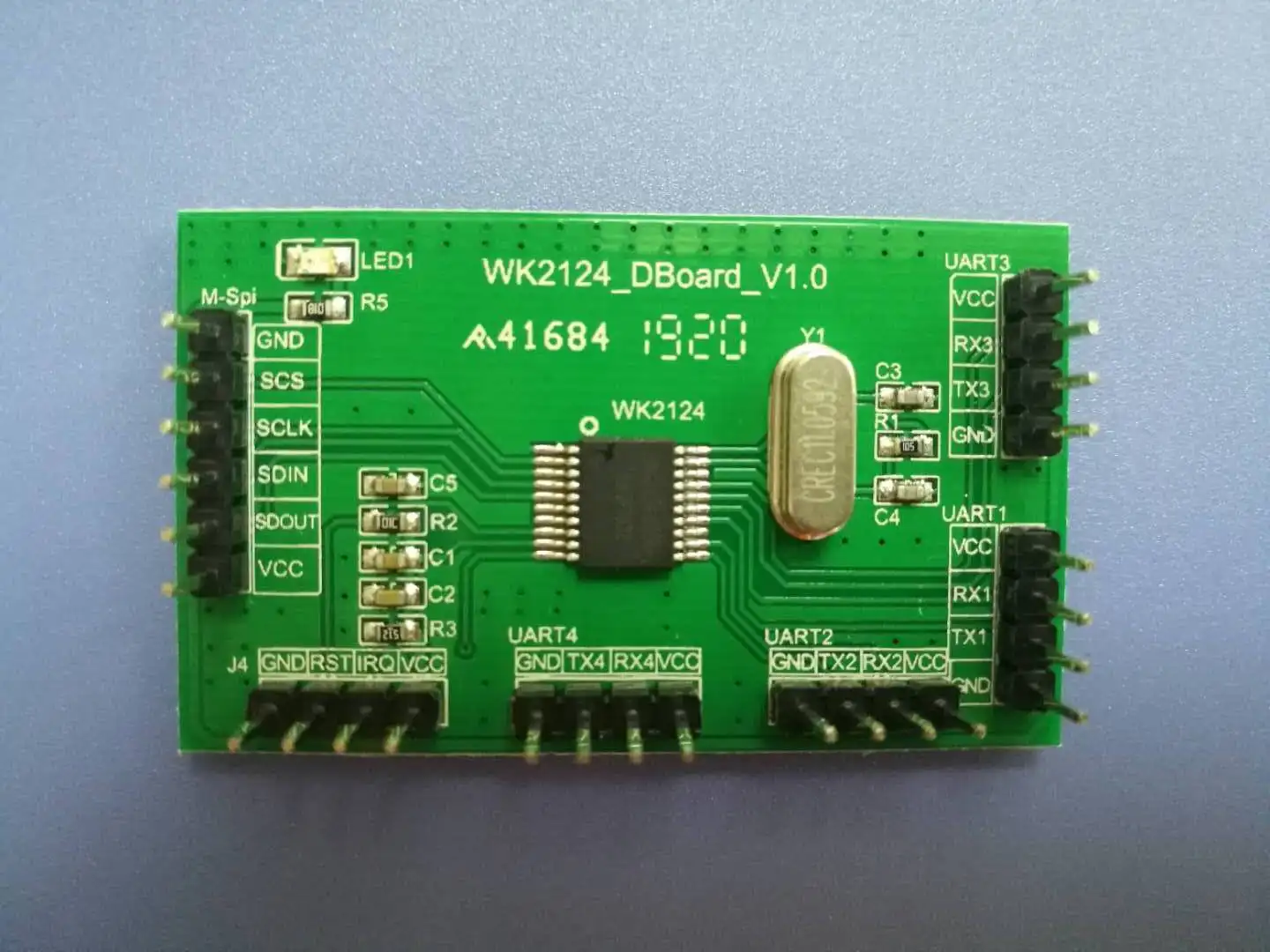 WK2124 Serial Port Expansion Development Board SPI Expansion 4 Serial Ports