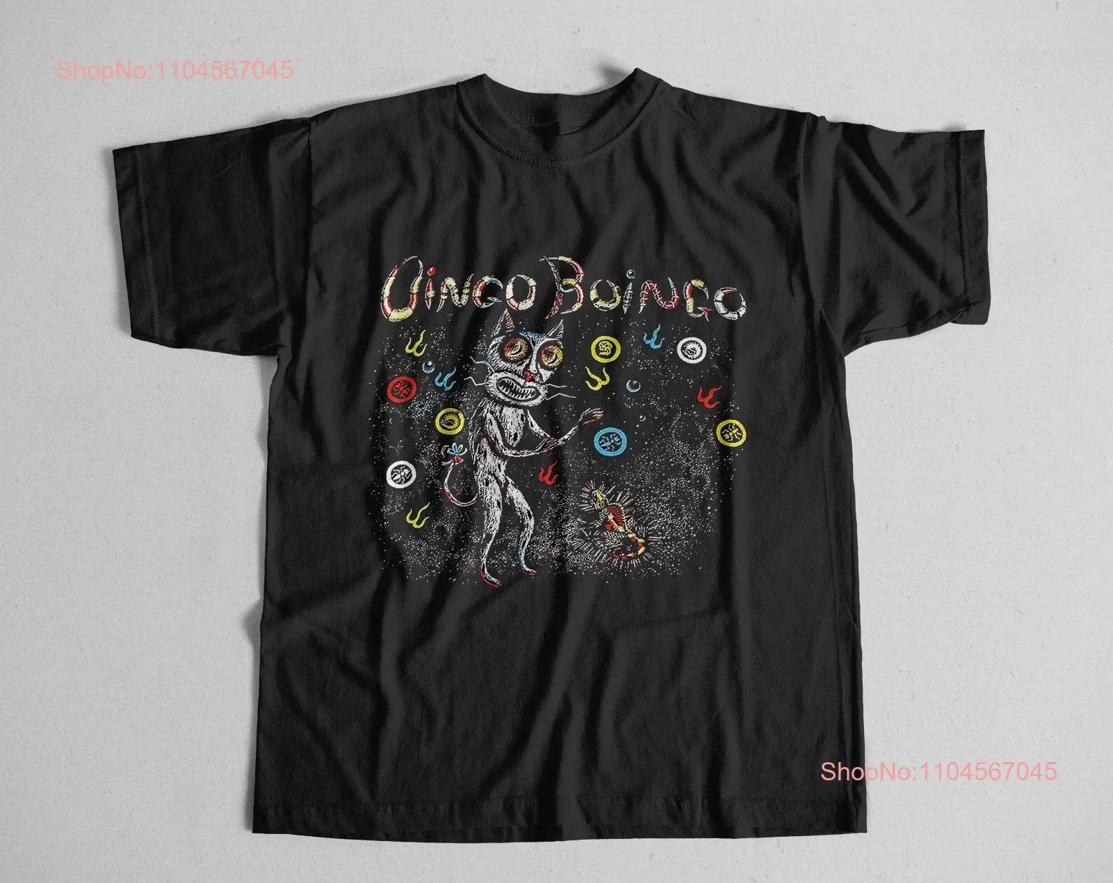 Vintage 1982 Oingo Boingo Music Tour T Shirt long or short sleeves