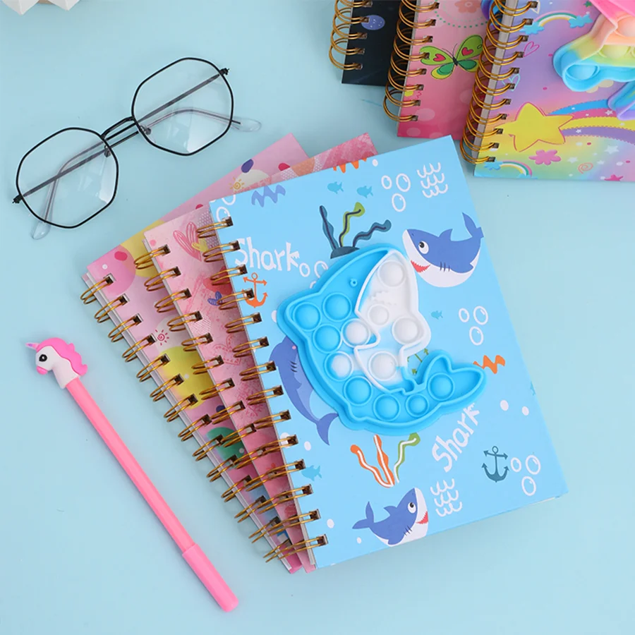 A popular animal food and starry sky Instagram diary, cute notebook planner, 200 page thick version