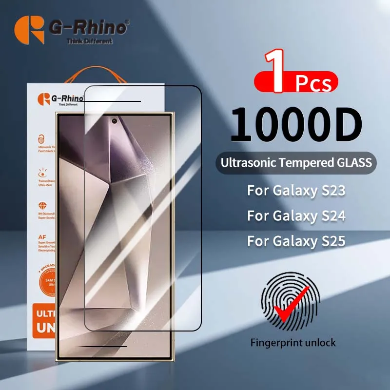 G-Rhino 1 قطعة بالموجات فوق الصوتية HD حامي الشاشة لسامسونج غالاكسي S25 S24 S23 S21 الترا S20 زائد S21 منحني حامي الشاشة