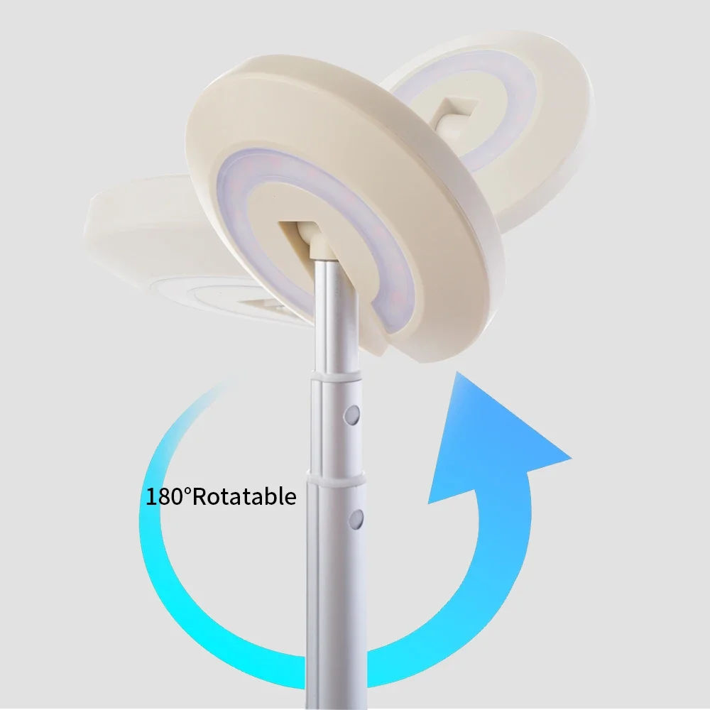 2-in-1 LED Camping Lights with Zoom & Adjustable Pole Multifunctional Table Light Desk Lamp Emergency Work Light Tent Lantern