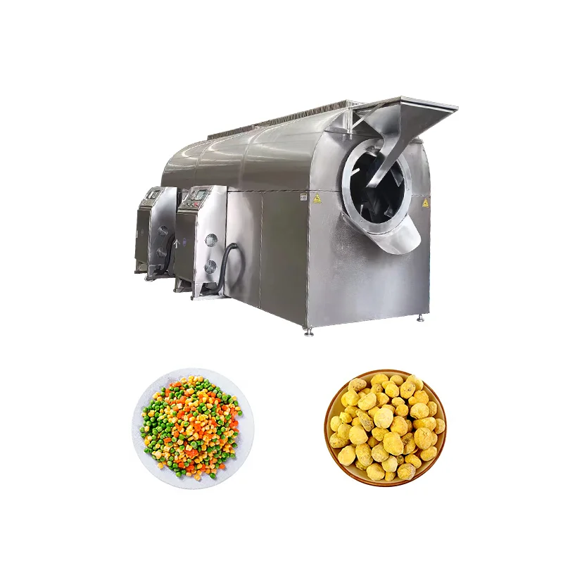 Electricity Heating 0-300 Degree Cashew Nut Roasting Machine Commercial Coffee Roaster Machine