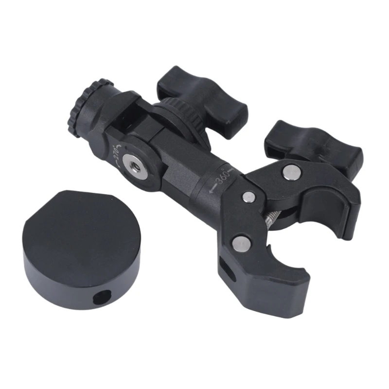 Satellite Device Plate Support, Jointed Aluminum Mounting Bracket with Position Adjustment for Recreational Vehicles,