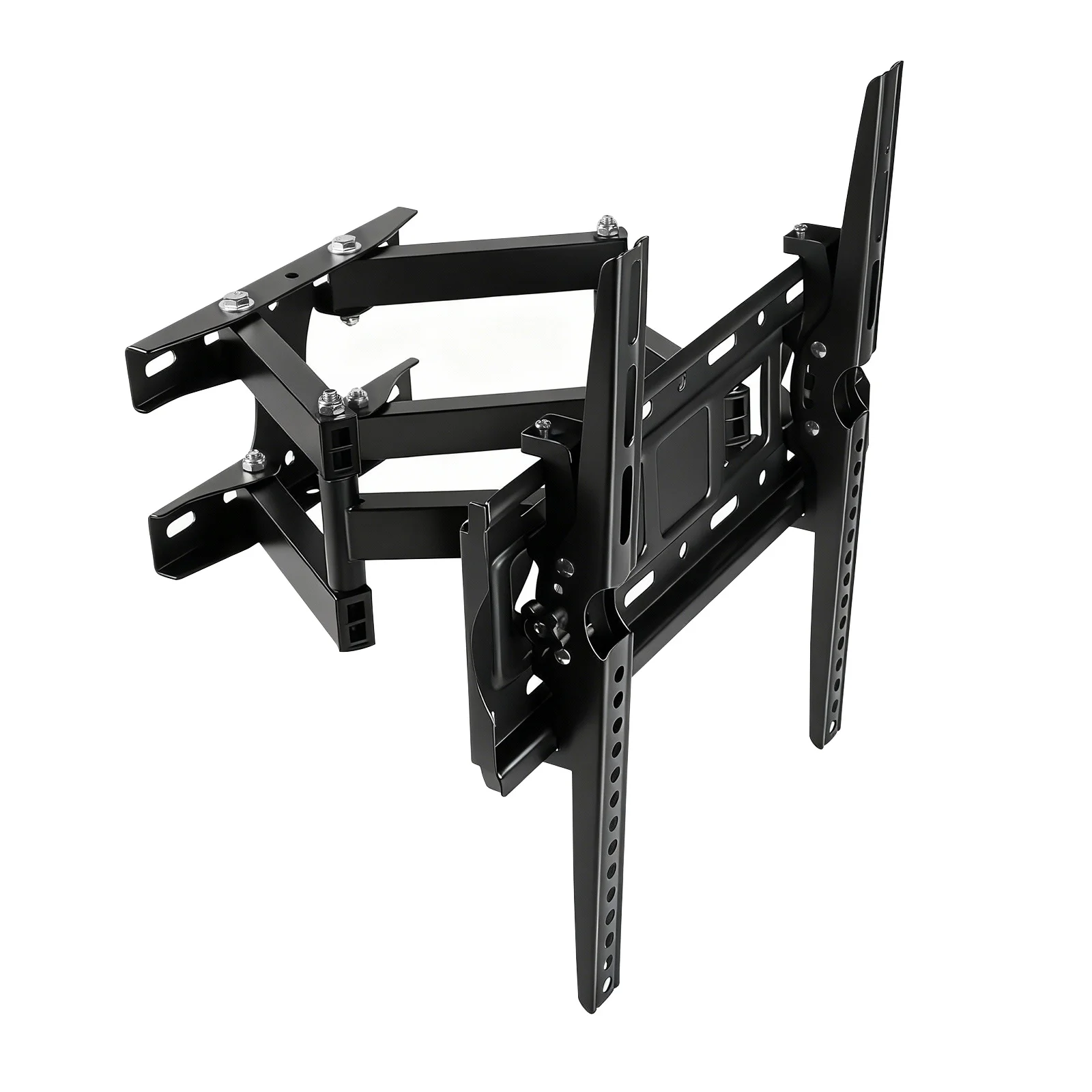 Support mural pour téléviseur à mouvement complet, support de télévision inclinable et pivotant à 360° °   Bras rotatif extensible pour téléviseurs de 26 à 65 pouces, VESA 400x400 mm, capacité de charge jusqu'à 30 kg
