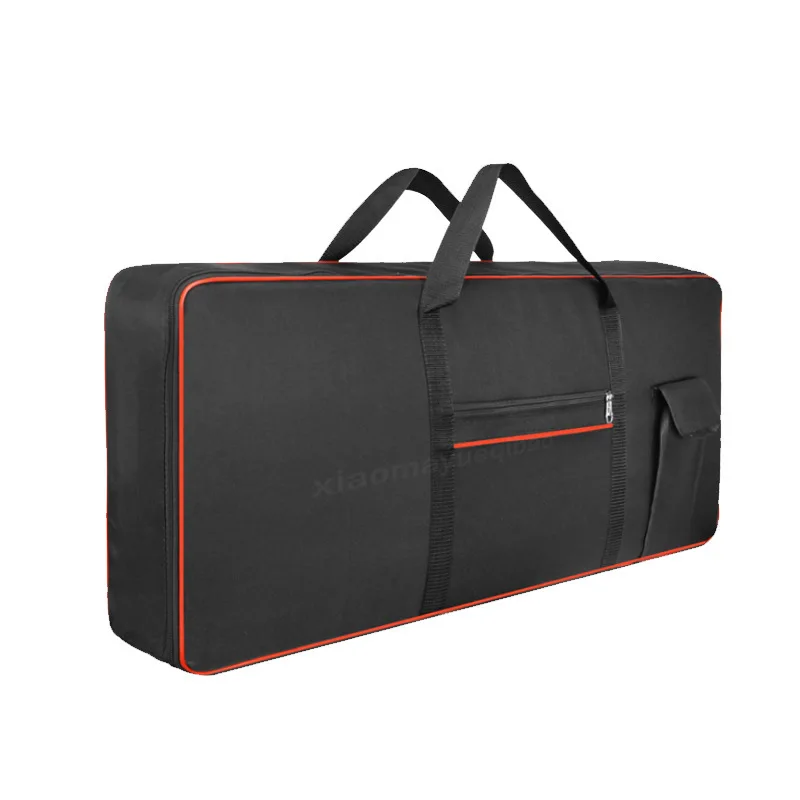 Thicken 61 Keyboard Bag Waterproof Electronic Piano Cover Case For Electronic Organtronic Organ Red Edge