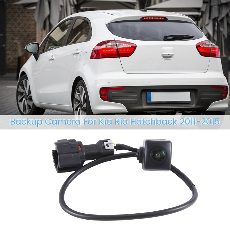 Muslimmuslimb Car Rear Parking Assist accessori per telecamera di Backup per Kia Rio Hatchback 2011-2015