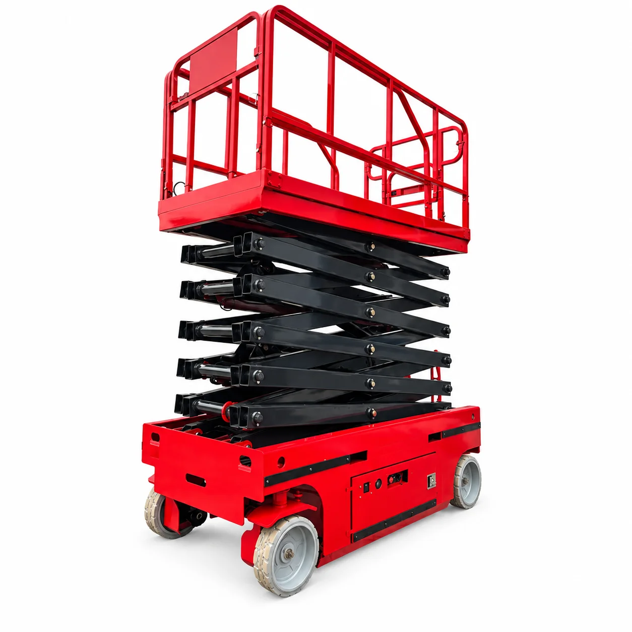 Enlarged Working Deck Scissor Lifter Lifting Platform Allow More Tools Carrying During High‑altitude Assignment