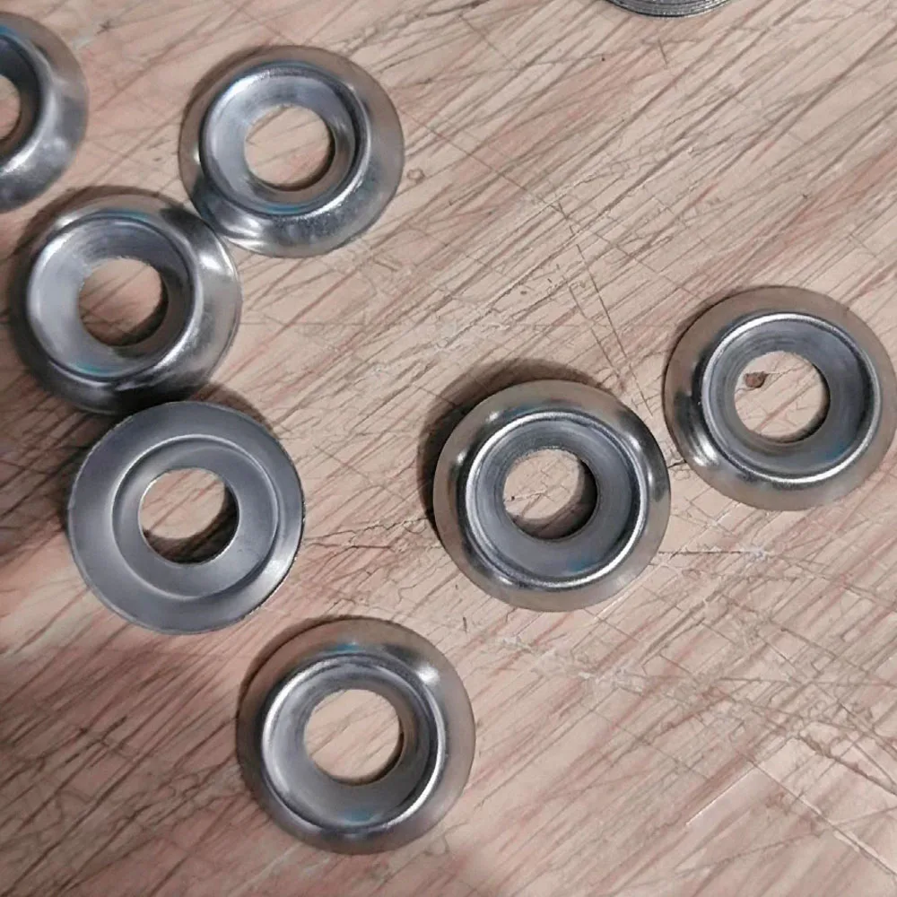 20~100pcs 304 Stainless Steel M3 M4 M5 M6 Conical Washer Countersunk Concave-convex Washer Hollow Decorative Fisheye Washer