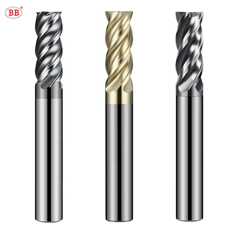 BB Schaftfräser Werkzeug CNC Hohe Härte Vollhartmetall Trochoidal Bearbeitung Feed Titanlegierung SUS Edelstahl Graphit