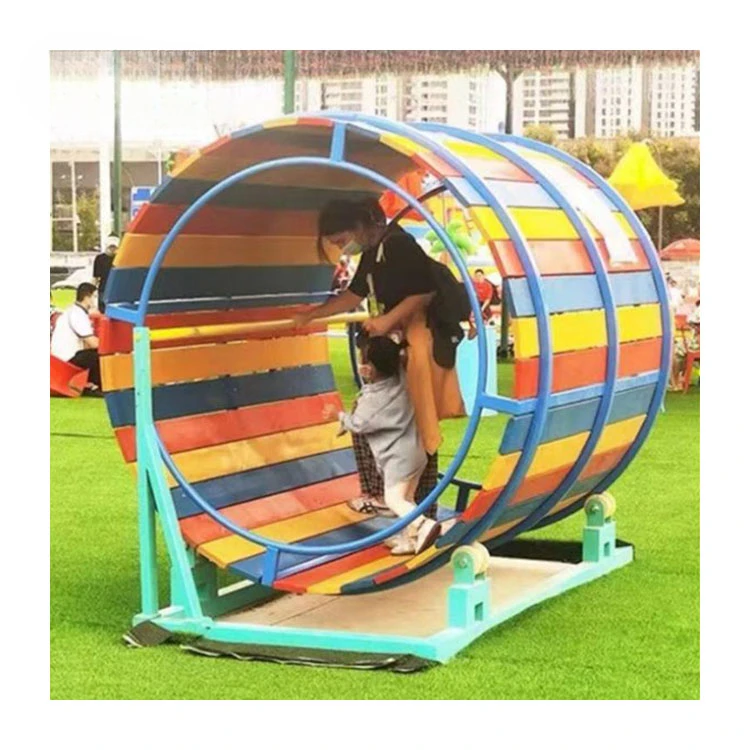 Outdoor Sports Game Parent-Child Playground Walking round Roller Equipment