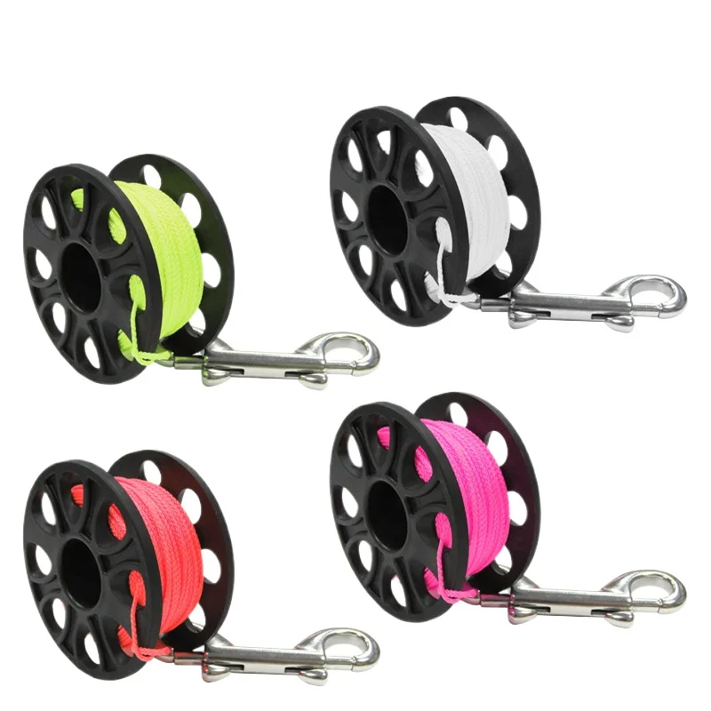 

Diving Side Hanging Back Flying SMB BCD Matching Buoy Pulling Thread Wheel POM Plastic 30m
