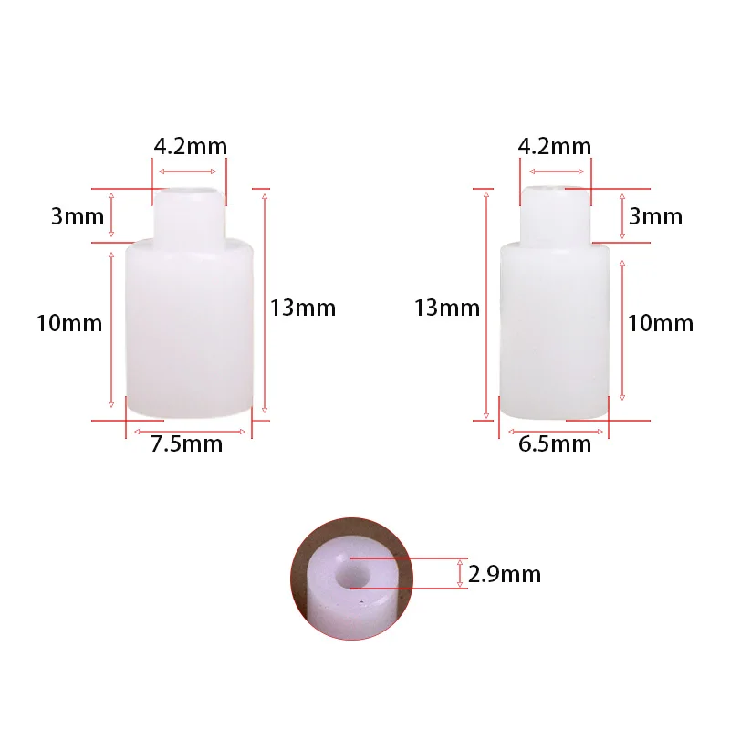 Hpa mergulho 5/10 pçs pcp paintball hp válvula de enchimento haste aço inoxidável primavera ar válvula pressão constante bocais pino pom cabeça macia