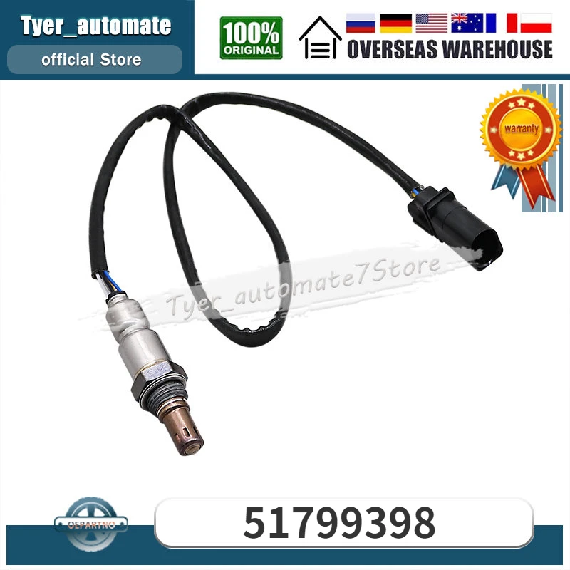 51799398 51801278 For 2009 Fiat Doblo Oxygen Sensor O2 Sensor Lambda Sensor