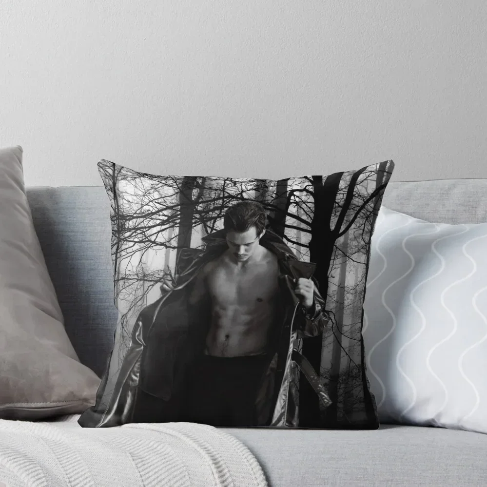 Bill Skarsgard - Prince of Darkness Throw Pillow Decorative Cushions For Luxury Sofa Plaid Sofa Pillow Decor Pillow