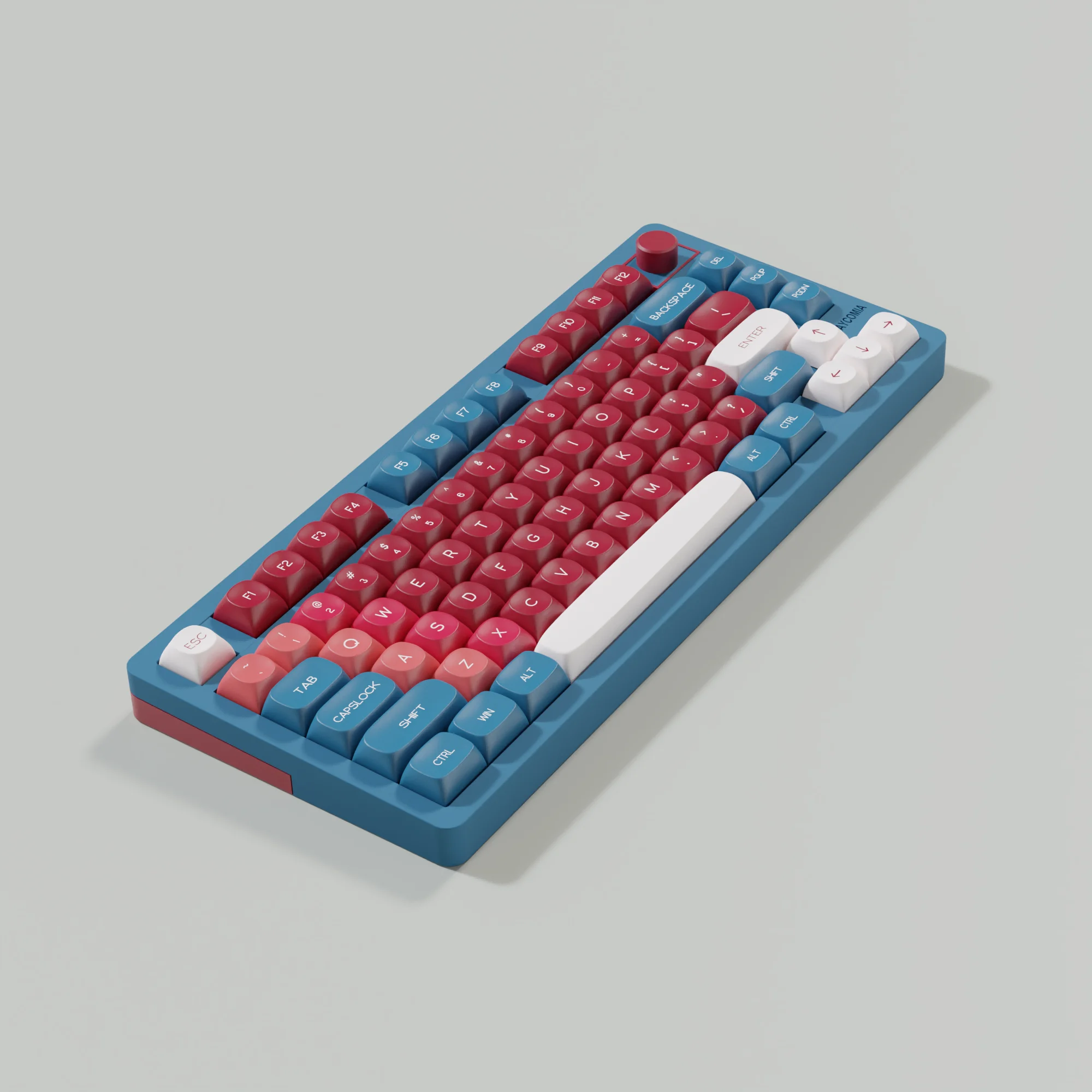 Imagem -04 - Moa Red Bean Pbt Material Keycaps Keycaps Processo de Processo Dye-sub 7u Split Iso Ansi Abnt2 Layout Alemão Coreano Árabe Espanhol Francês