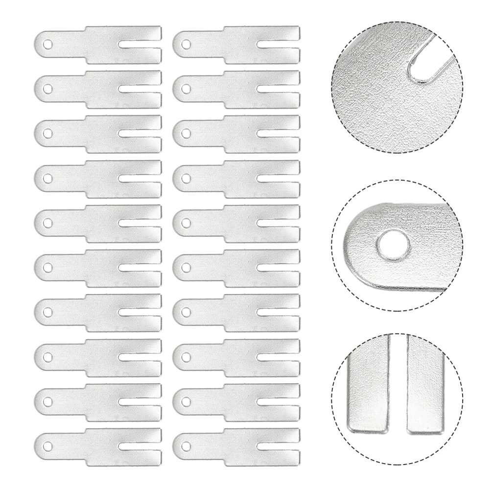 Power Tool Parts Nickel Strip 100pcs Nickel Plated For Battery Pack Power Tool Accessories Spot Weld Laptop Batteries