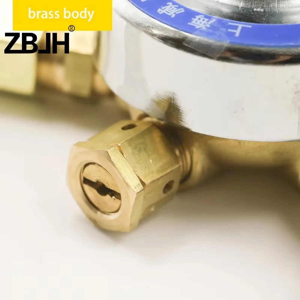 M16*1.5mm Methane regulator for gas cylinder pressure relief valve pressure gauge 1*25 1.6*25 2.5*25