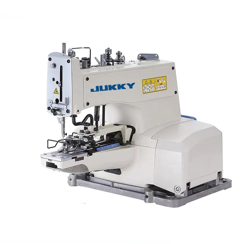 JUKKY 373 Single Needle High Speed Fully Automatic Button Attaching Industrial Mesin Jahit Professional Sewing Machines
