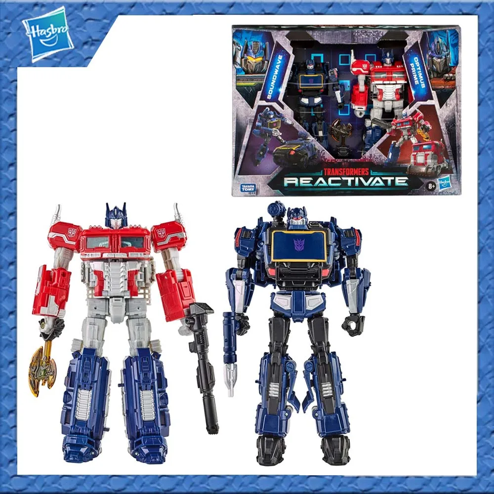 Original Hasbro Transformers Reactivate Optimus Prime Soundwave Action Figure Model Toy Collection Gift