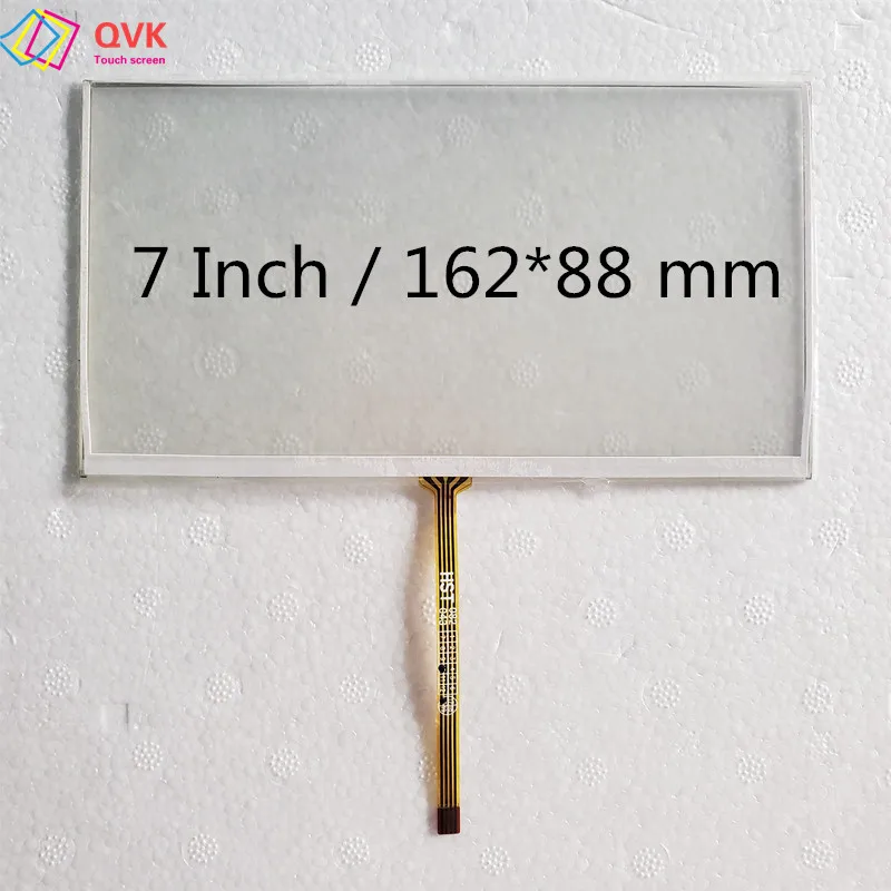 7inch 162*88 mm 4Pin For JVC KW-AVX800 Car DVD PLC Resistive Touch Screen Panel Digitizer Glass Compatible Sensor 162X88