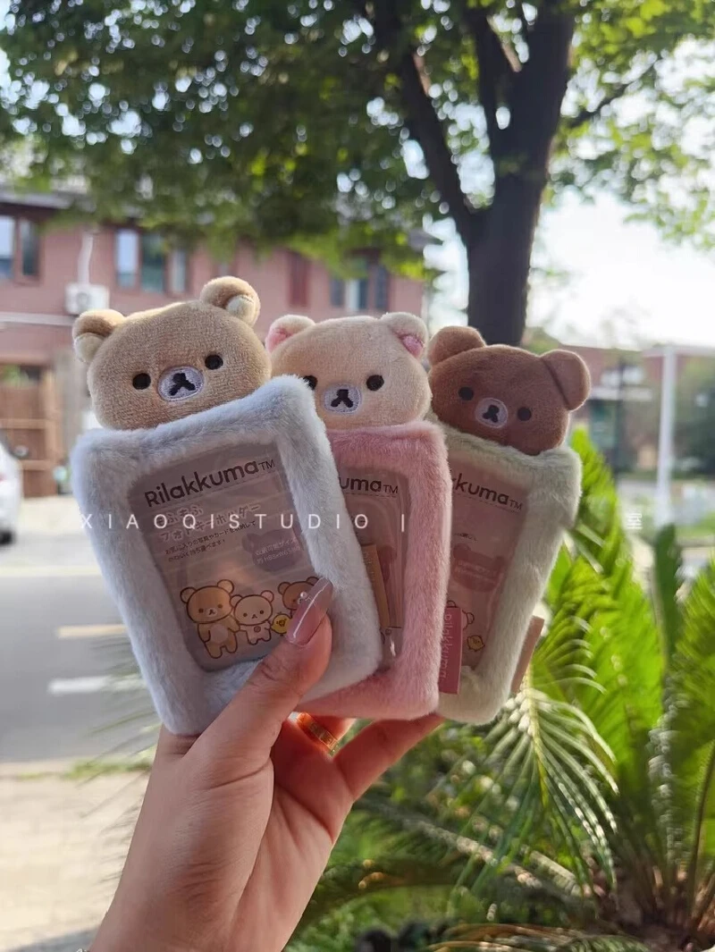 Rilakkuma اليابانية لطيف الكرتون معرف الطالب صورة بطاقة الأرز الغطاء الواقي عالية الجمال الكرتون الطرفية مجموعة من البطاقات هدية #4