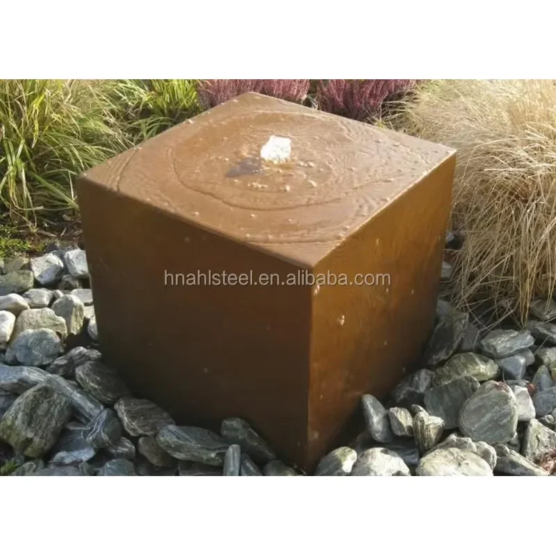 For Outdoor Garden Corten Steel Water Table Water Fountain
