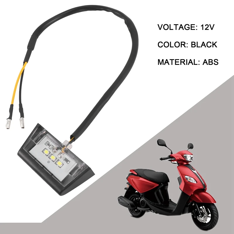 Universal Motorcycle 3 LED Taillight Rear Tail License Plate Brake Number Plate Light Accessories Off-Road Vehicle