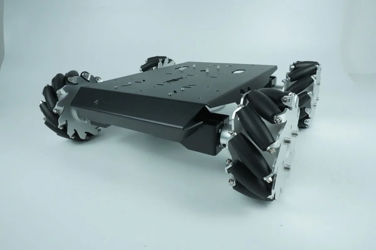 50 كجم تحميل دبابة مع جهاز للتحكم عن بُعد الثقيلة Mecanum عجلة متعددة الاتجاهات روبوت 12 فولت/24 فولت موتور هيكل معدني للبحث روبوت قابل للبرمجة