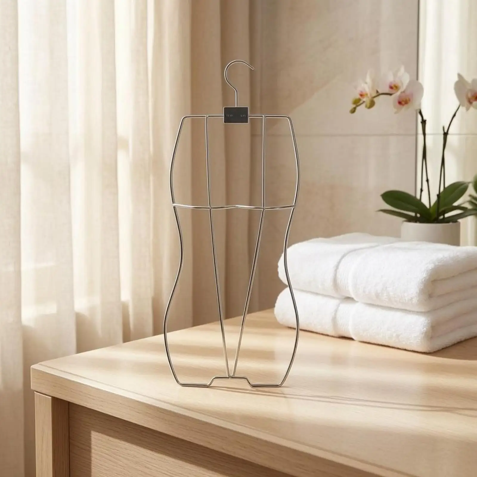 Swimsuit Hanger Metal Wire Clothing Display Rack for Wardrobe Bathing Suit Organizer Body Outline