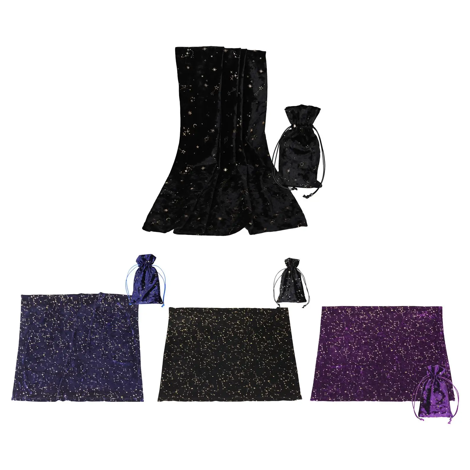 

1pc Tarot Tablecloth Cloth Square Tarot Pouch with Tarot Storage Bags Decor