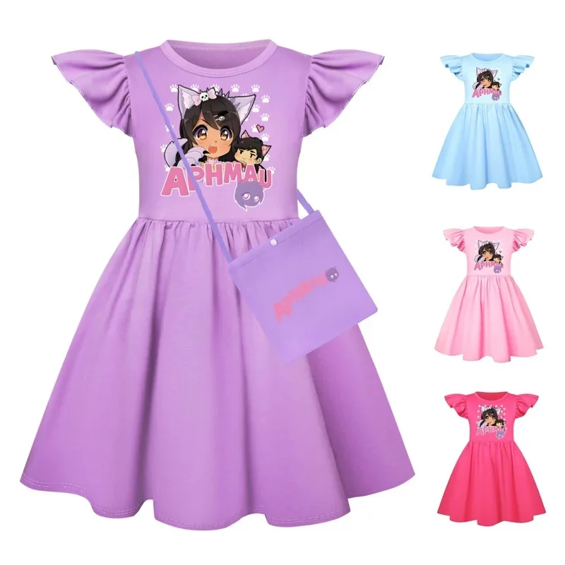 ren Fly Sleeve Casual Dress    APHMAU  Cosplay  Princess Dresses   Fashionable trend dress Birthday Vestidos Gift