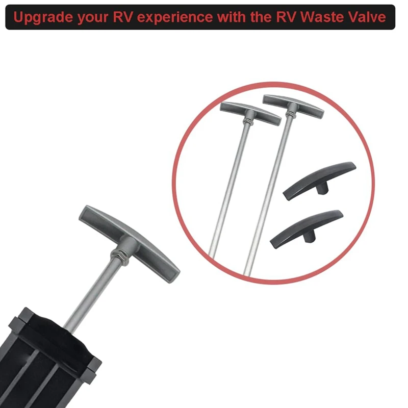 ГОРЯЧИЙ! 2 шт. удлинительные трубки для продуктового клапана для автофургона, комплект канализационных шлангов длиной 9 дюймов, ручка канализационного клапана для автофургона, запасные части для автофургона