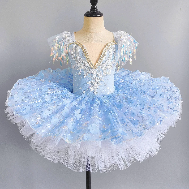 

Children Beautiful Ballet Dance Costume Princess Pancake Ballerina Dancewear Ballet Tutu Platter Vestidos Party Stage Dresses