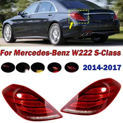 For Mercedes-Benz W222 S-Class 2014-2017 Car Parts LED Tail Light Signal Lamp Warning Brake Light Taillight Assembly A2229065401