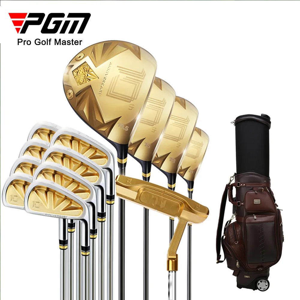 PGM 10th Anniversary High Rebounce  Quality Right handed Complete Golf Club Set with Bag for Men