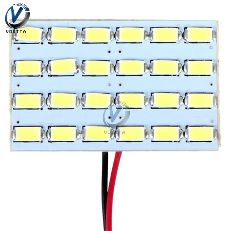 LEDパネルボード6/24,12V DC,コールドホワイト,自動車用,室内照明用,5730