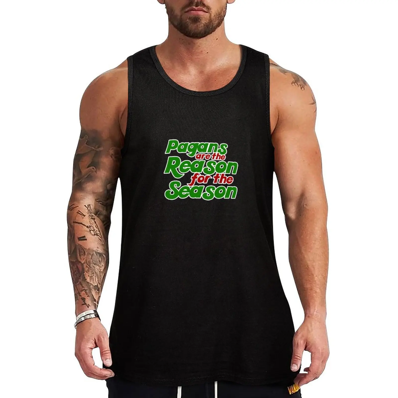 Pagans are the reason for the season Tank Top men clothes Men's gym Men's summer clothes T-shirts men