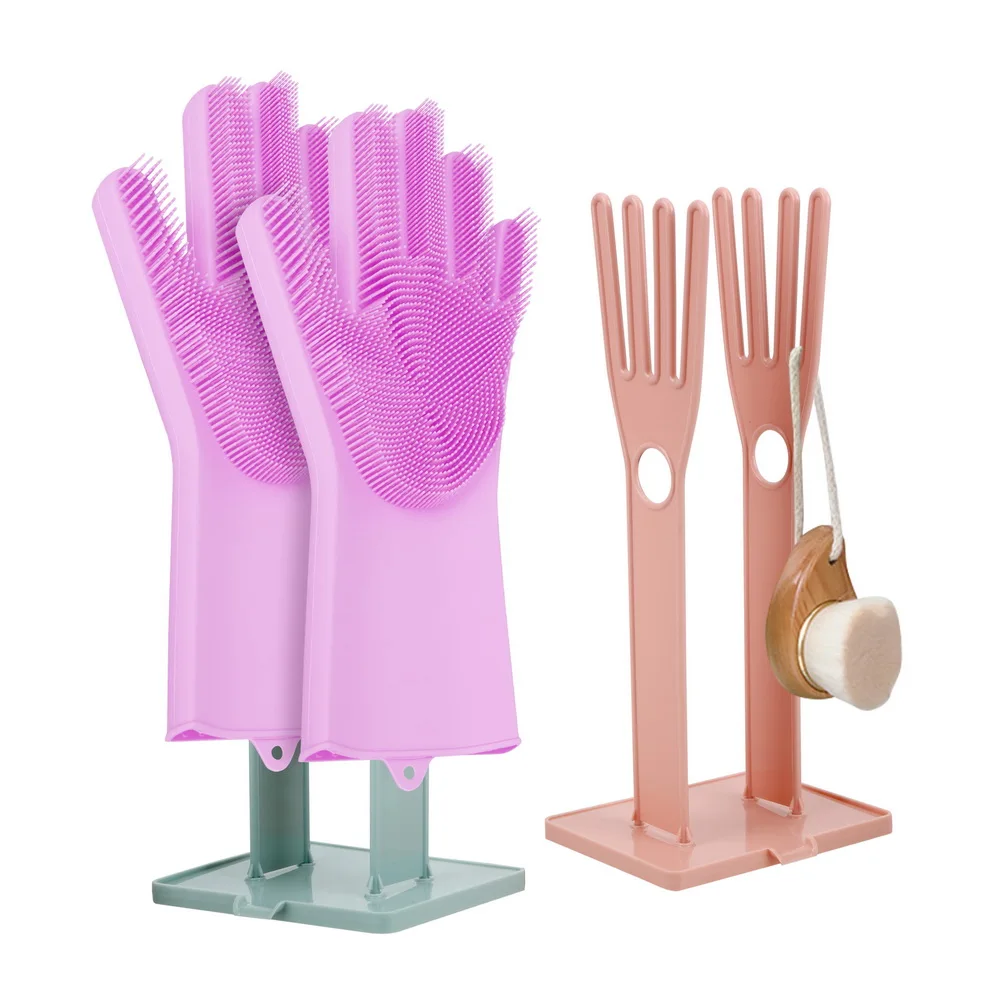 Trocknen Abfluss gestell Handschuhe Ständer halter Küche Gummi handschuhe Rack Handschuh Handtuch Stoff Lager regal Küche Bad Veranstalter