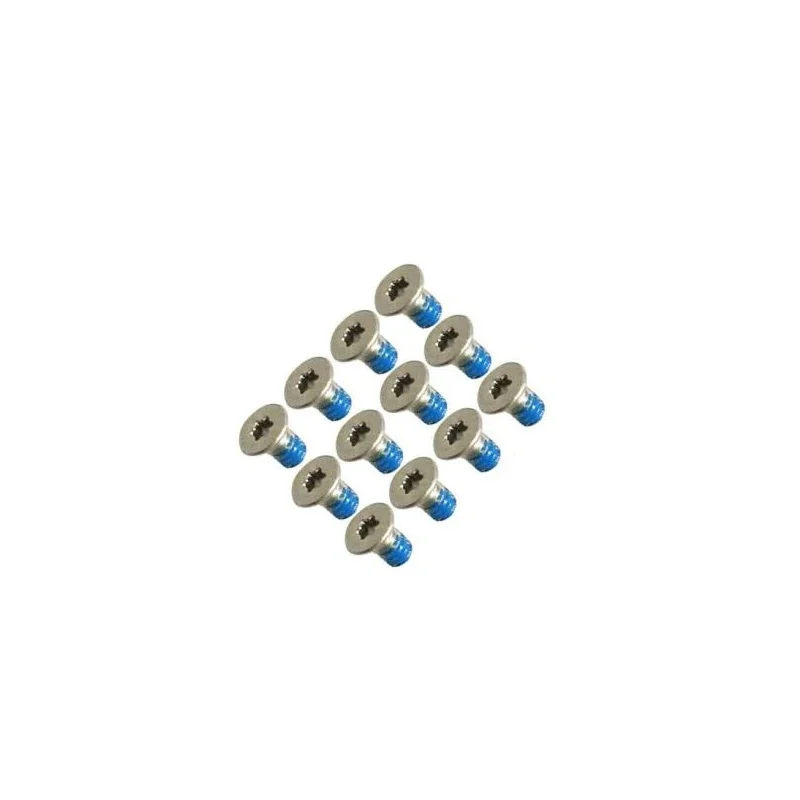 DD 12pcs/Lot For Dell XPS 13 9343 9350 9360 XPS 15 7590 9550 9560 Precision M5510 M5520 Series Silver laptop Bottom Case Screws
