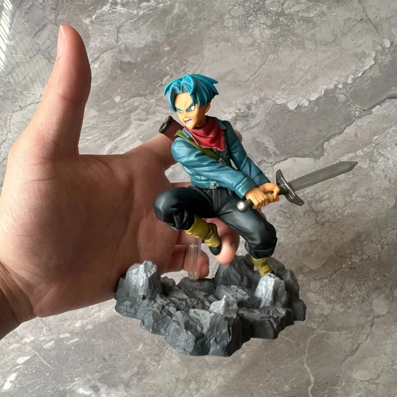 

Dragon Ball Super Saiyan Goku Trunks Rose Goku Anime Action Figure Collectible Ornament Desktop Decoration For Anime Fans