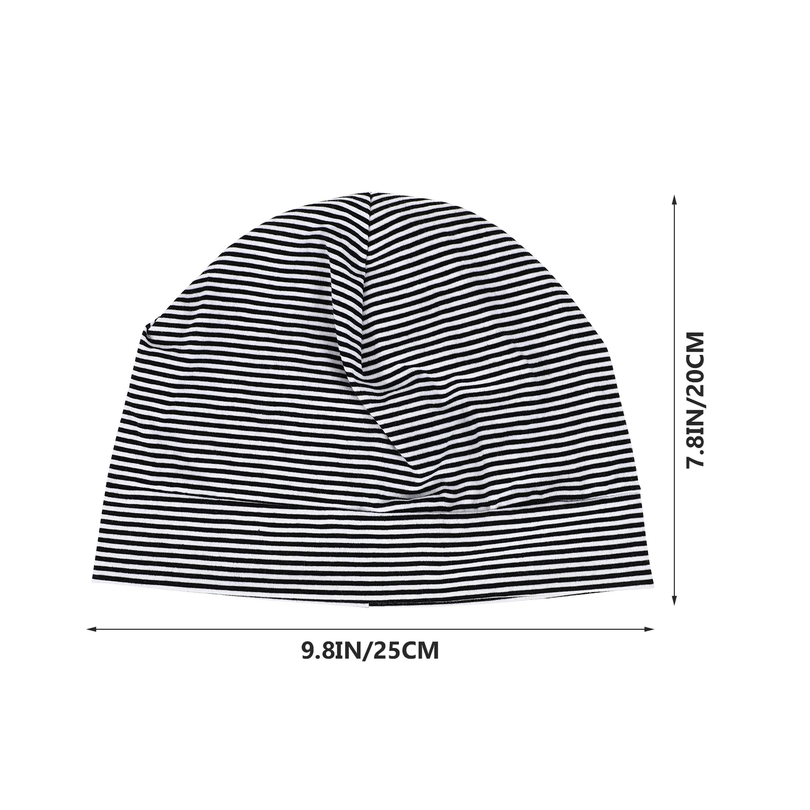 

1pc Thin Cotton Sleeping Hat Elastic Breathable Comfortable For Adult Women Men Night Sports Use Household Hat Cap